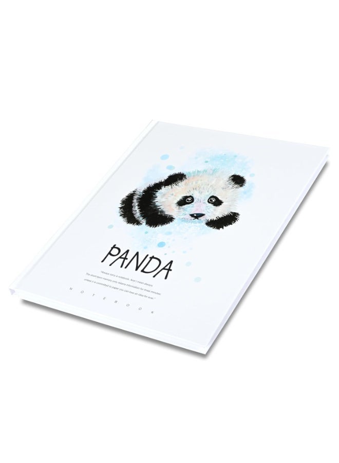 FIS® Hard Cover Notebook, Size 10"X8" Inches(254x203.2mm), 96 Sheets, 192 Pages, Single Line Ruling, White Paper, Packet of 5 Pieces, Panda Cover Design 6-FSNBHC1896-PAN6 - Image 4